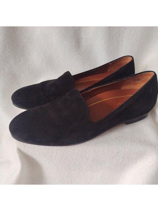 Vionic Shoes - Vionic Willa Black Suede Loafers 8 Comfort Slip-On Business Casual Shoes